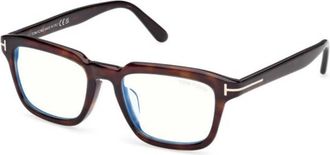 Tom Ford Blue Light Block Rectangular Mens Eyeglasses FT6032-F-B 052 52