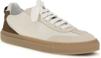 Brunello Cucinelli Womens Suede Sneakers Avorio