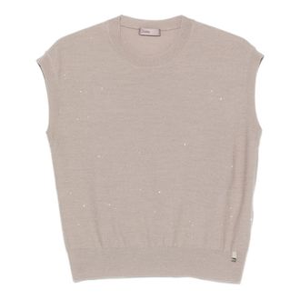 Herno Dames, Truien, Beige, Maat: XL Polyamide
