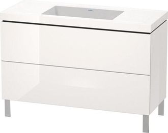 Duravit Lavamanos Duravit L-cube Con Base De Pie, 120x48 Cm, 2