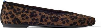 Rothy's The ReVelvet Max Square Toe Ballet Flat in Revelvet Spotted Cat at Nordstrom, Size 11.5