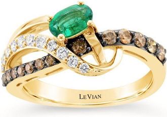 Le Vian Ladies Precious Fashion Rings set in 14K Honey Gold WJAW 76