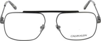 Calvin Klein Optical Glasses - Heren - Brillen - Zwart - 55 MM - Accessoires