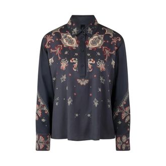 Marc Cain AC 51.04 W06 Blouse - Dames - Blouses & Shirts - Veelkleurig - Maat: L Viscose