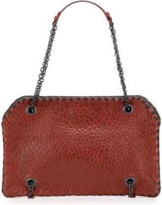 Bottega Veneta Pre-owned Vintage Schoudertas - Dames - Vintage Schoudertas - Rood - ONE Size - Leer - Vintage