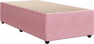 vidaXL Estructura De Cama Sin Colch&oacute;n Terciopelo Rosa 80x200 Cm Vidaxl