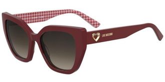 Love Moschino MOL098/S 0PA/HA Womens Sunglasses Red Size 54