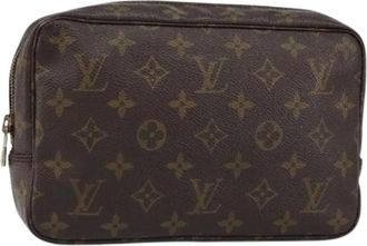 Louis Vuitton Pre-owned Clutches, female, Brown, Size: ONE SIZE Pre-owned Vintage Canvas Clutch