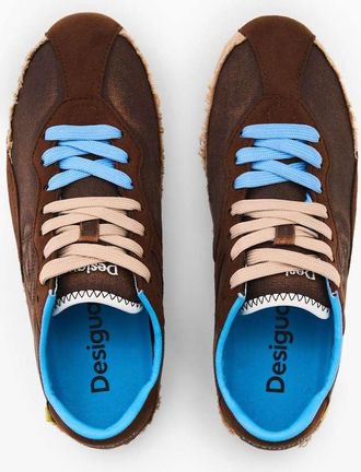 Desigual Sneakers sportive r&eacute;tro marroni-Marrone