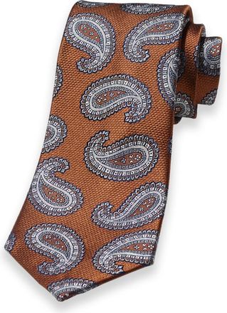 Paul Fredrick Paisley Woven Silk Tie