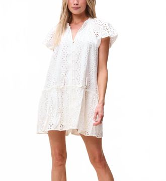 Cleobella Lydia Mini Dress In Ivory