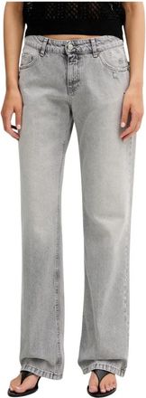Vicolo Basma Jeans - Dames - Regular Fit Jeans - Grijs - M - Katoen - Jeans