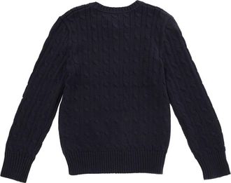 Polo Ralph Lauren Boys Sweater Cable-Knit Blue Cotton Tops Top