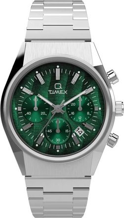 Timex Q Falcon Eye Chrono - Heren - Horloges - Groen - ONE Size - Accessoires