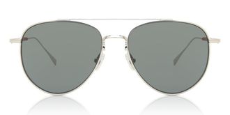 Derek Lam Calla SILRD Mens Sunglasses Silver Size 53