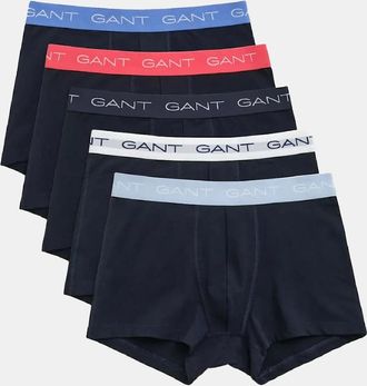 GANT Mens 5 Pack Trunks - Blue - Size: 32/30/31