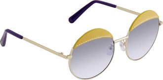 Loewe Purple Gradient Round Ladies Sunglasses LW40007U 33Z 58