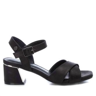 Xti Womens Block Heel Sandals In Black
