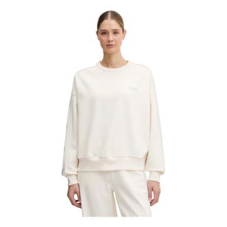 Guess Octavia Sweatshirt - Dames - Sweatshirts - Beige - L - Polyester - Hoodies & sweatvesten