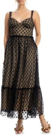 Max Studio Lace Midi Dress in Black at Nordstrom Rack, Size X-Small