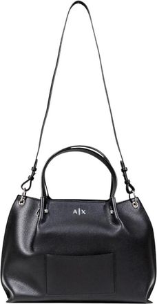 A|X Armani Exchange Elegante Winkelmand met A|X Logo - Dames - Handtassen - Zwart - ONE Size - Polyester - Tassen