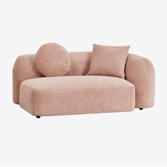 Sklum Sklum - M&oacute;dulo Esquinero Derecho De 2 Plazas Para Sof&aacute; Modular En Chenilla Coco