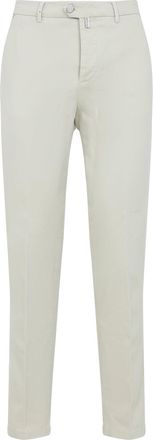 Kiton Sand Beige Cotton Trousers-Uomo