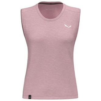 Salewa Eagle Minilogo Alpine Merino Tank Top Merinoshirt f&uuml;r Damen | rosa