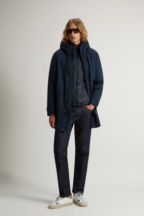 Woolrich heren Weaver 3-in-1 mantel met omkeerbare binnenjas Blauw Grootte XXL