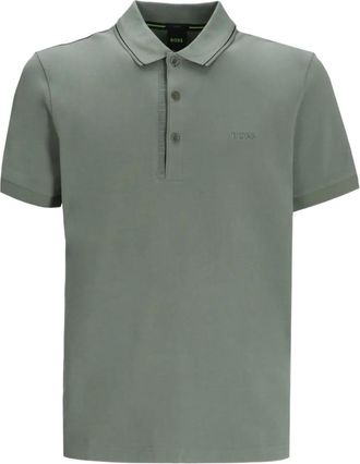BOSS Poloshirt met logo - Groen