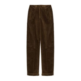 Etro Dames, Broeken, Bruin, Maat: S