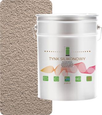 OEM Yeso De Silicona Para Fachadas Exteriores, Beige Perlado, 1,5 Mm Pr&eacute;mium, 25 Kg