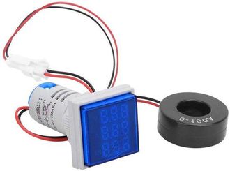OEM Volt&iacute;metro Digital - Medidor De Corriente - Mediciones El&eacute;ctricas - Pantalla Multifuncional - Ca 60-500v - Azul