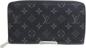 Louis Vuitton Pre-owned Wallets, male, Black, Size: ONE SIZE Pre-owned Canvas Wallet