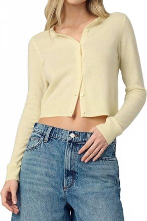 Joe's Dani Cashmere Cardigan In Anise Flower