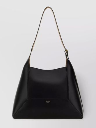 Jimmy Choo London diamond structured shoulder bag with metal hardware