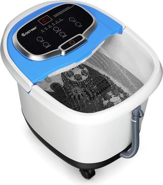 Costway Costway - Ba&ntilde;era Para Pies Masajeador De Ba&ntilde;os Para Pies El&eacute;ctrico Temporizador De 10-60 Minutos / 35-48 &deg; / 500w Con Rodillo De Masaje Azul