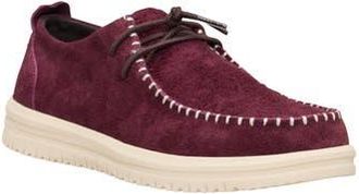 Hey Dude Wally NXT Suede Lace-Up Shoe in Fig Purple/Wood Ash at Nordstrom Rack, Size 7