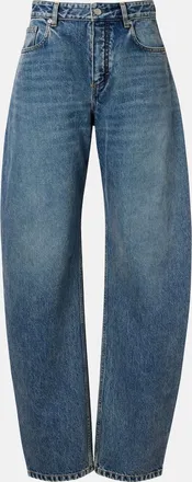 Alaia Ala&iuml;a Barrel-leg jeans