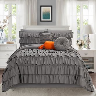 Elegant Comfort 10-pc Cinderella Comforter Set, Includes 6-pc Sheet Set With Sided Storage Pockets
