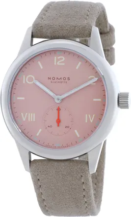 NOMOS Glash&uuml;tte Club Campus 36mm Pink Dial Watch 706