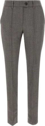 The Attico Slim-fit broek - Dames - Broeken - Grijs - Maat: XS Wol