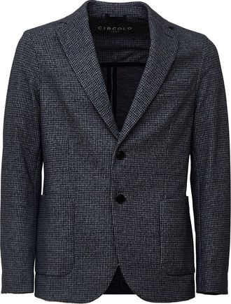 Circolo 1901 Micro Special Print Stretch Jersey Blazer