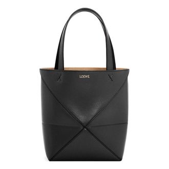 Loewe (WMNS) Loewe Mini Puzzle Fold Tote Black A657V25X01-1100