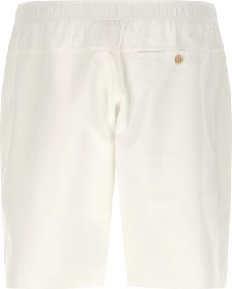 Brunello Cucinelli Mens White Polyester Bermuda Shorts