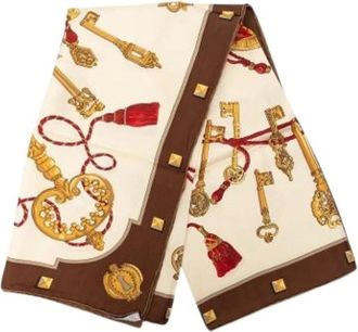 Herm&egrave;s Pre-owned Les Cles Foulard - - Pre-owned - Donna - Multicolore - ONE SIZE