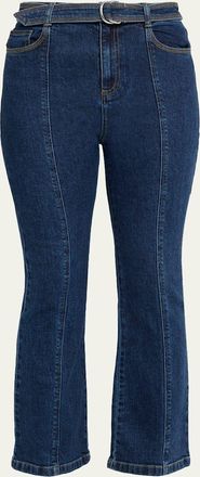 Cinq &agrave; Sept Madi Belted Denim Pants