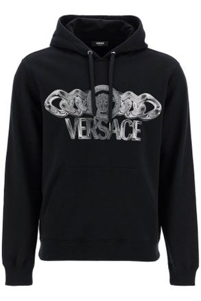 Versace Mens Black Cotton Sweatshirt - Size Small
