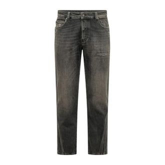 Diesel Jeans, Heren, Grijs, W30, Denim, Straight Jeans