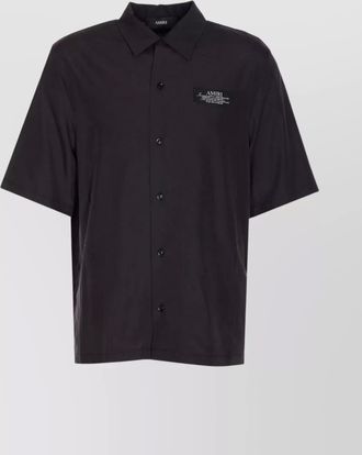 Amiri sport bowling shirt regular collar